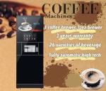 Metal Glass Fully Automatic Espresso Coffee Vending Machine For Subway Station