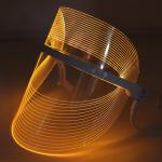 3 Colors LED Light Skin Mask Transparent , Rechargeable pdt light therapy device