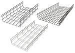 Pre-Galvanized Basket Type Cable Tray Q235B Wire Management Basket