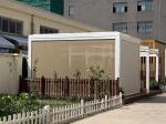 Motorized Garden Waterproof Roller Shades Zip Screen Protection For Swimming