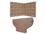 Thickness 8-85mm Fireplace Insulation Board Vermiculite Material