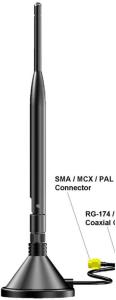 Wholesale Indoor 2 dBi Antenna Magnetic Mount For 2.4GHz And 5.8GHz Wlan System from china suppliers