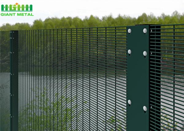 South Africa Clearvu Anti-Climb Prison Fence Panels Wire Mesh Anti Climb 358