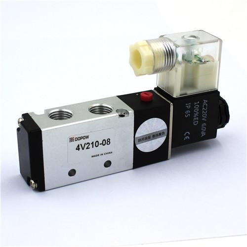 5/2 Way Pilot Solenoid Valve 4V210-08 Pneumatic Directional Control Solenoid