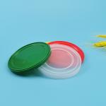 53mm Aluminum Tinplate Can Food PE Plastic Lids