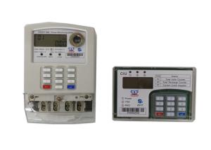 Wholesale 230V Split BS Single Phase Keypad Prepayment Meter STS Anti Tamper Watt Hour Meter from china suppliers