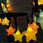 10 LEDs Crack Star Fairy String Lights for Christmas Party Wedding Holiday