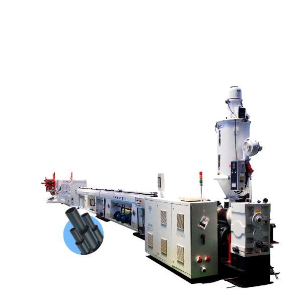 HDPE Pipe Extrusion Machine / PE Pipe Production Line Speed Reach 12m/Min