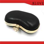 High Quality Wholesale Customized Gold Clutch Bag Box Iron Metal Purse Clutch