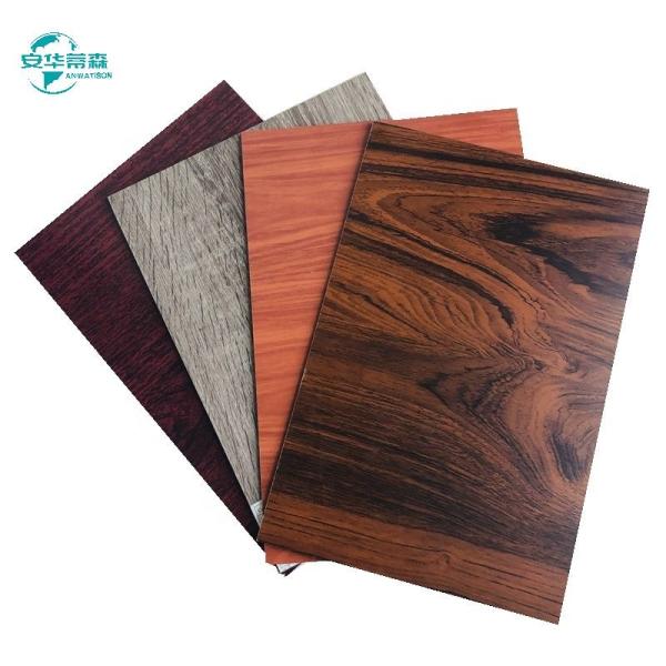 3050mm Length Wood Grain ACP Aluminum Composite Panel 4mm Thickness For Interior
