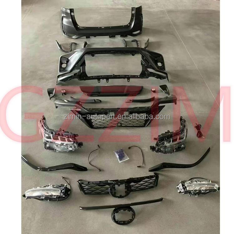 Toyota Fortuner 2020 Plastic Front Rear Bumper Grille Lamp Body Kits