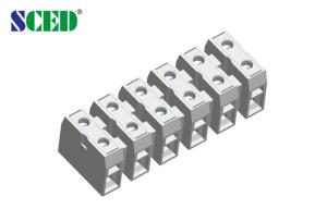 Wholesale 600V Feed Through Terminal Block 50A Pitch 12.00mm PA66 Copper from china suppliers