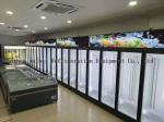 Commercial Front And Rear Open Style Air Cooling Cold Drink Refrigerator Glass