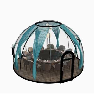 Wholesale 18-20 Person Transparent Wind Resistant Dome Prefab House for Hotel and PC Accommodation Solution from china suppliers