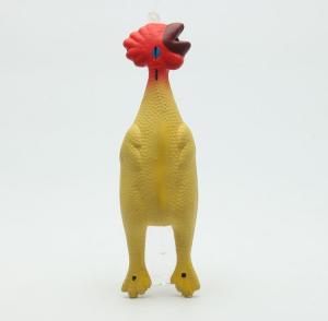 Wholesale Yellow Interactive Noise Making Rubber Chicken Dog Toy ODM Service from china suppliers