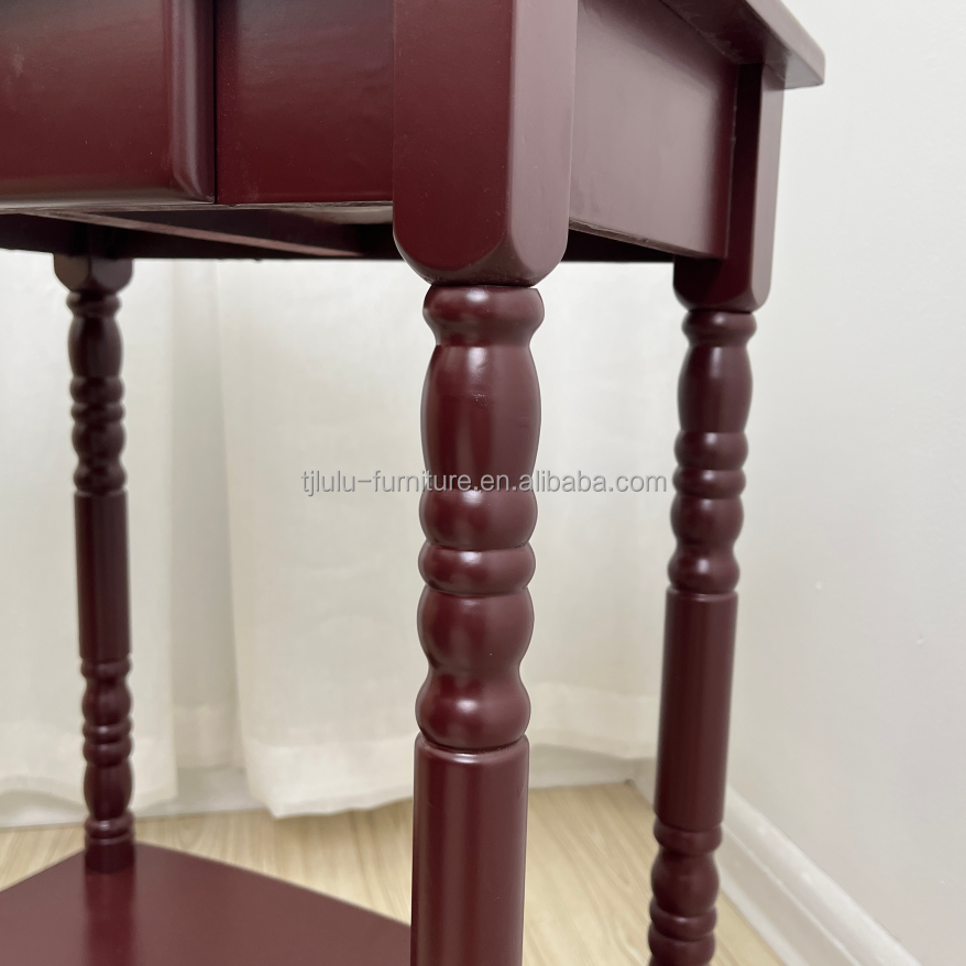 Nice Style Vintage Solid Wood Cabinet Side Table Night Stand With Drawer For Bedroom Living Room Dining Room Furniture OEM/ODM