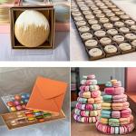 Size The packaging should fit the size of the macarons to prevent movement and