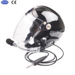 Powered paraglider helmet PPG helmet white Paramotor helmet 820g+/-50g EN966