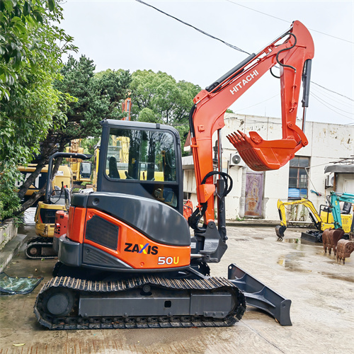 Second Hand Hitachi ZX50U Mini Excavator 2021 With 29.8KW Power And Low Working Hours