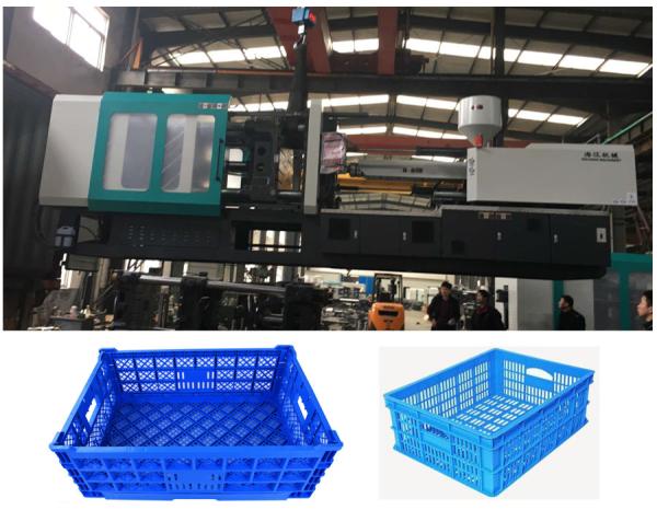 Plastic fruit vegetables box production horizontal Injection Molding Making
