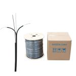 LSZH Jacket Black Outdoor Drop Cable G652D G657A1 2.0x5.0mm Steel Wire Strength