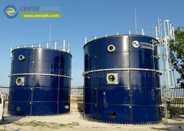 Glass-Fused-to-Steel (GFS) Bolted Sludge Storage Tanks with a 30-Year Service