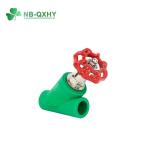 PPR Double Union Ball Valve with PPR Pipe Fittings Pn20 and Pn25 in Forged