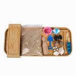 Zen Garden for Desk, Japanese Zen Garden Kit with Sand Stamp Sphere and