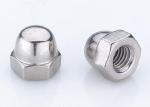 Threaded Hexagon Lock Nut Stainless Steel / Carbon Steel Made For Construction
