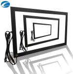 IR Touch Bezel 19 Touch Screen Overlay Kit With Glass 10 Points