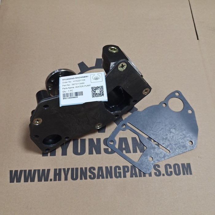 Water Pump Excavator Engine Parts 5873113490 8981262300 8980489381 For ZX85