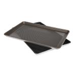 Non Stick Carbon Steel Punched Baking Pan Set For Customized Multifunctional