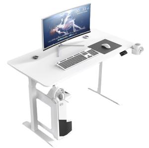 Wholesale Suppliers White Wooden Electric Sit Stand Desk for Adjustable Height and Panel Style from china suppliers
