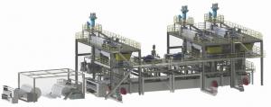 China 3200mm Spunbond Nonwoven Fabric Machine Pp Spunbond Nonwoven Production Line on sale