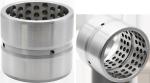 Industrial Mesh Thread Hardened Steel Bushes With Clean Oil Channel Excavator