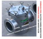 STAINLESS STEEL SEAWATER FILTER OF CENTRAL FRESH WATER COOLING SYSTEM MODEL FH