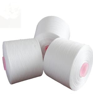 Wholesale 20/2, 20/3, 40/2 100% Polyester Core Spun Yarn for making sewing thread from china suppliers