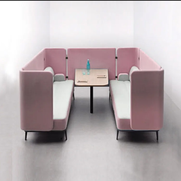 1.8M Office Furniture Sofa Modular Privacy Fabrics For Living Room