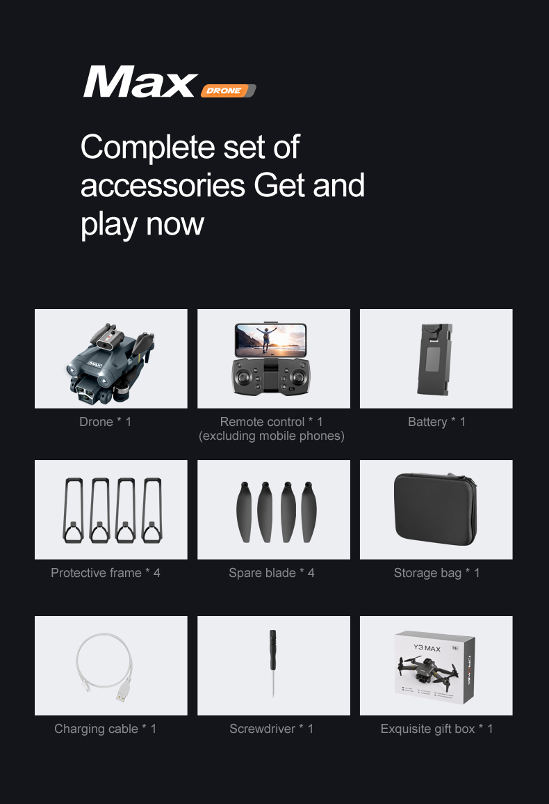 W17Hw Waypoint Flight Planning Drone 60MIN Charging Time Beginner Drones for Slow Descending Landing and Event Coverage