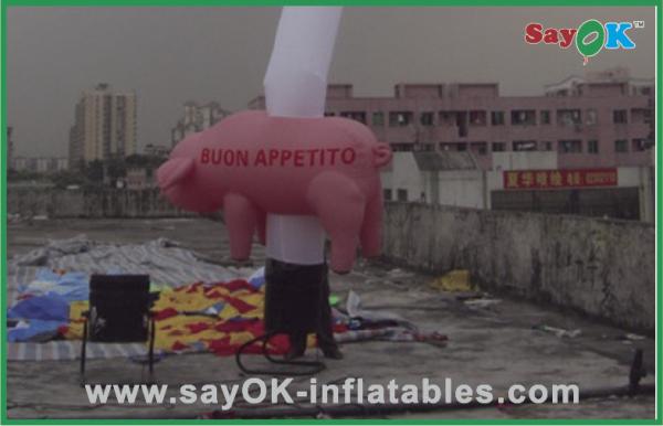 Dancing Air Puppets BBQ Cook Used Inflatable Dancer Man Outdoor Blow Up Dancing