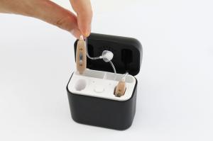 Wholesale A Pair Rechargeable Hearing Aids 4 Channels Open Fit BTE from china suppliers