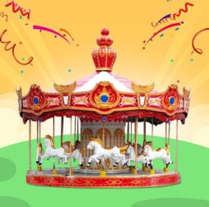 Wholesale christmas carousel high-quality hot-selling carousel horse for sale kids merry go round animal horse from china suppliers