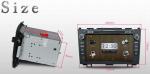 Auto dvd player for Honda CRV 2006-2011 with GPS navigation system Steering