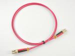 LC to LC multimode duplex fiber optic patch cable 2.0/3.0mm PVC/OFNR/LSZH jacket