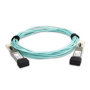Wholesale OM2 OM3 OM4 15M QSFP28 To QSFP28 AOC Active Optical Cable from china suppliers