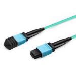 5m (16ft) 12 Fibers Low Insertion Loss Female to Female MPO Trunk Cable Polarity
