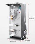 Automatic Liquid Sachet Juice Milk Drinking Water Pouch Filling Packing Machine