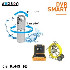 Wholesale China factory video inspection camera with 360 degree pan tilt camera in 400ft push cable from china suppliers
