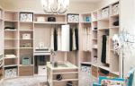 E1 Grade L Shaped Walk In Wardrobe Wooden Home Furniture Eco Friendly