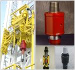 Cushion Subs used for rotary top drive and the drill string protecting drill